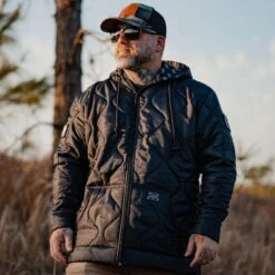 Grunt Style Woobie Full-Zip Hoodie - Black -Daily Clothing Store BlankPoster2000x2000 GS5342WoobieFull ZipHoodie Black 2