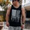 Men's Rifle Flag Tank - Black -Daily Clothing Store BlankPoster 2000X2000 5 RifleFlag M