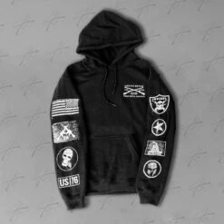 Grunt Style Patch Pullover Hoodie - Black -Daily Clothing Store BlankPoster 2000X2000 A GSHoodiesV4