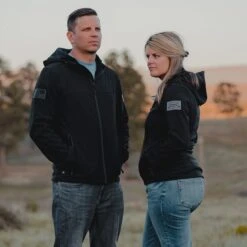 Men's Soft Shell Hoodie - Black -Daily Clothing Store BlankPoster 2000X2000 GS3577 GS578 GruntStyleSoftShellHoodie