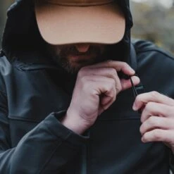 Men's Soft Shell Hoodie - Black -Daily Clothing Store BlankPoster 2000X2000 GS3577 GruntStyleSoftShellHoodie 2