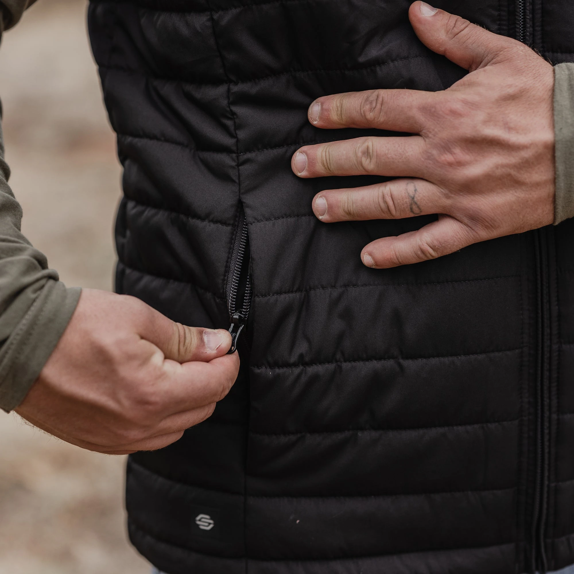 Men's Grunt Vest - Black 9 Men's Grunt Vest - Black - Image 7