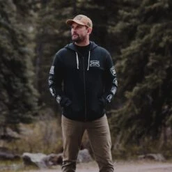 Grunt Style Patch Full-Zip Hoodie - Black -Daily Clothing Store BlankPoster 2000X2000 GS5081 GruntStylePatchFullZip Hoodie Black