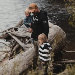 Men's Dad Defined Full-Zip Hoodie - Black -Daily Clothing Store BlankPoster 2000X2000 GS5084 DadDefinedFull ZipHoodie Black 2