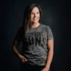 Women's Messy Buns & Guns T-Shirt - Black Wash -Daily Clothing Store BlankPoster 2000X2000 GS5162 MessyBuns Guns BlackWash