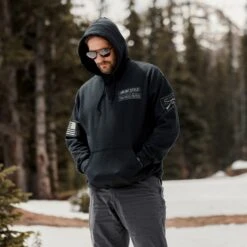 Name Tape Hoodie - Black 13 Name Tape Hoodie - Black -Daily Clothing Store BlankPoster 2000X2000 GS5178 GruntStyleNameTapeHoodie Black 2