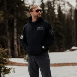 Name Tape Hoodie - Black 15 Name Tape Hoodie - Black -Daily Clothing Store BlankPoster 2000X2000 GS5178 GruntStyleNameTapeHoodie Black