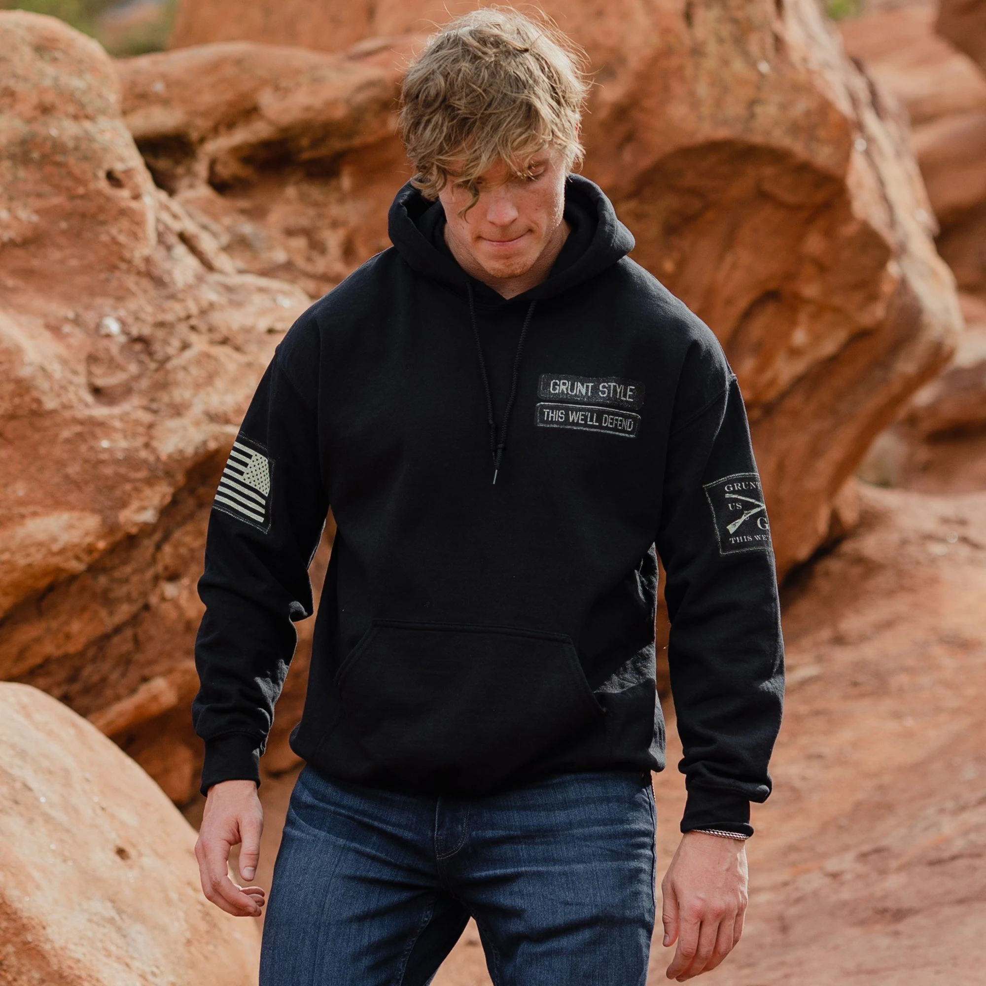 Name Tape Hoodie - Black 6 Name Tape Hoodie - Black - Image 4