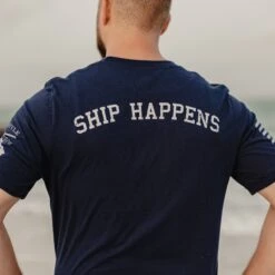USN - Ship Happens 2.0 T-Shirt - Navy -Daily Clothing Store BlankPoster 2000X2000 GSNV0065 USN ShipHappens2.0 3 min