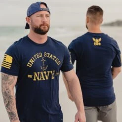USN - Est. 1775 2.0 T-Shirt - Navy -Daily Clothing Store BlankPoster 2000X2000 GSNV0067 USN Est.1775 Navy2.0 min