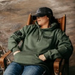 This Is My Hoodie Sweatshirt - Military Green -Daily Clothing Store BlankPoster 2000X2000 NewTIMH A1