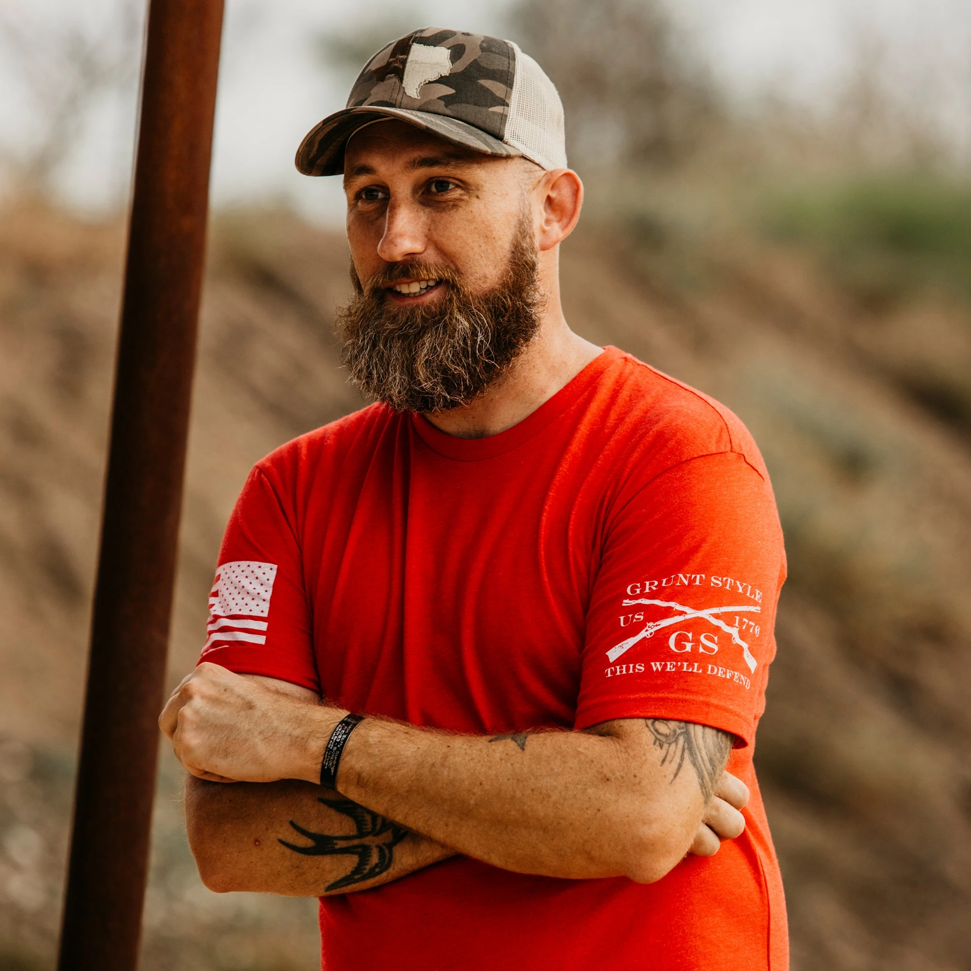 Basic Crew T-Shirt - Red 4 Basic Crew T-Shirt - Red - Image 2