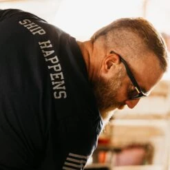 USN - Ship Happens 2.0 T-Shirt - Navy -Daily Clothing Store BlankPoster 2000X2000 ShipHappens 41174cc4 a379 465b 95c9 07bd92e19542