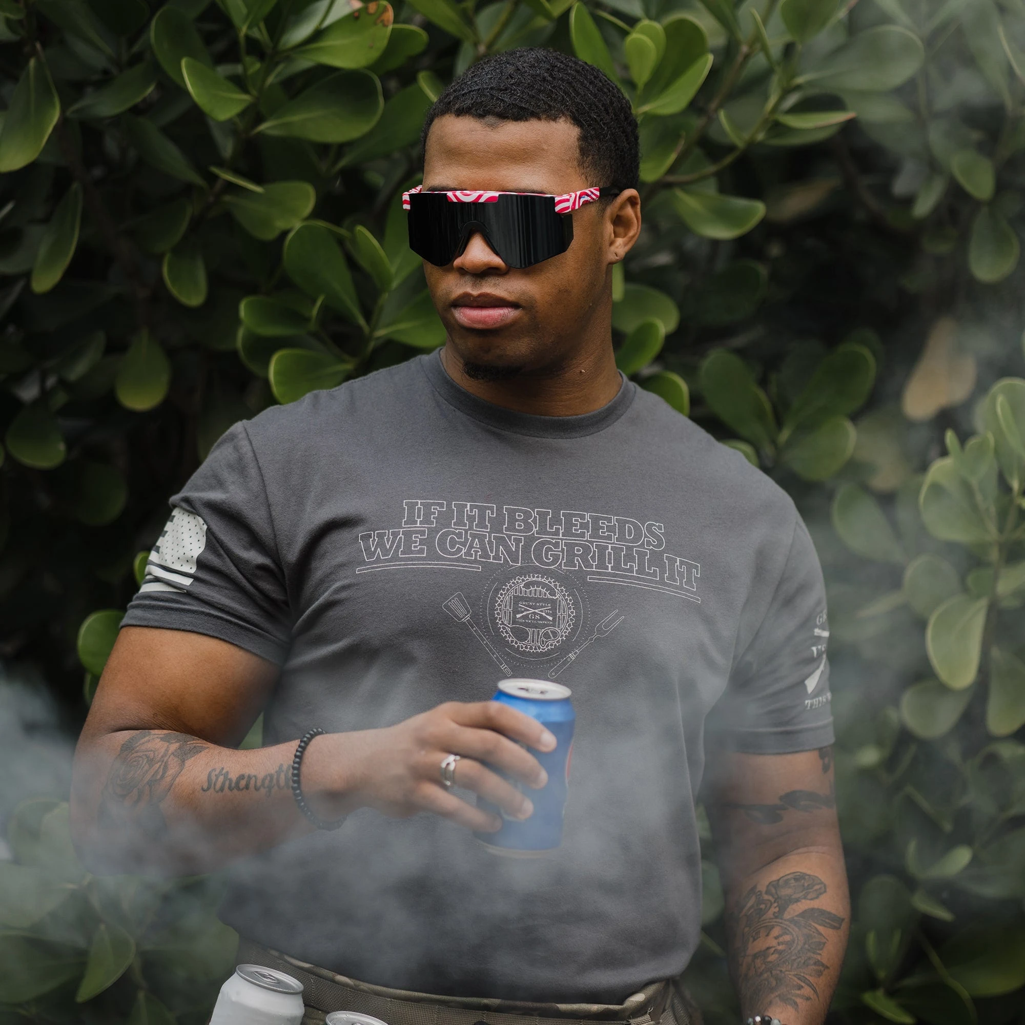 We Can Grill It T-Shirt - Grey 4 We Can Grill It T-Shirt - Grey - Image 2