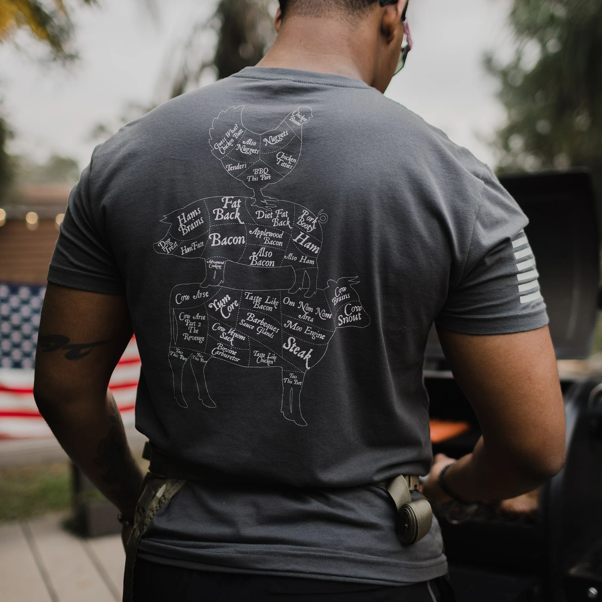 We Can Grill It T-Shirt - Grey 8 We Can Grill It T-Shirt - Grey - Image 6