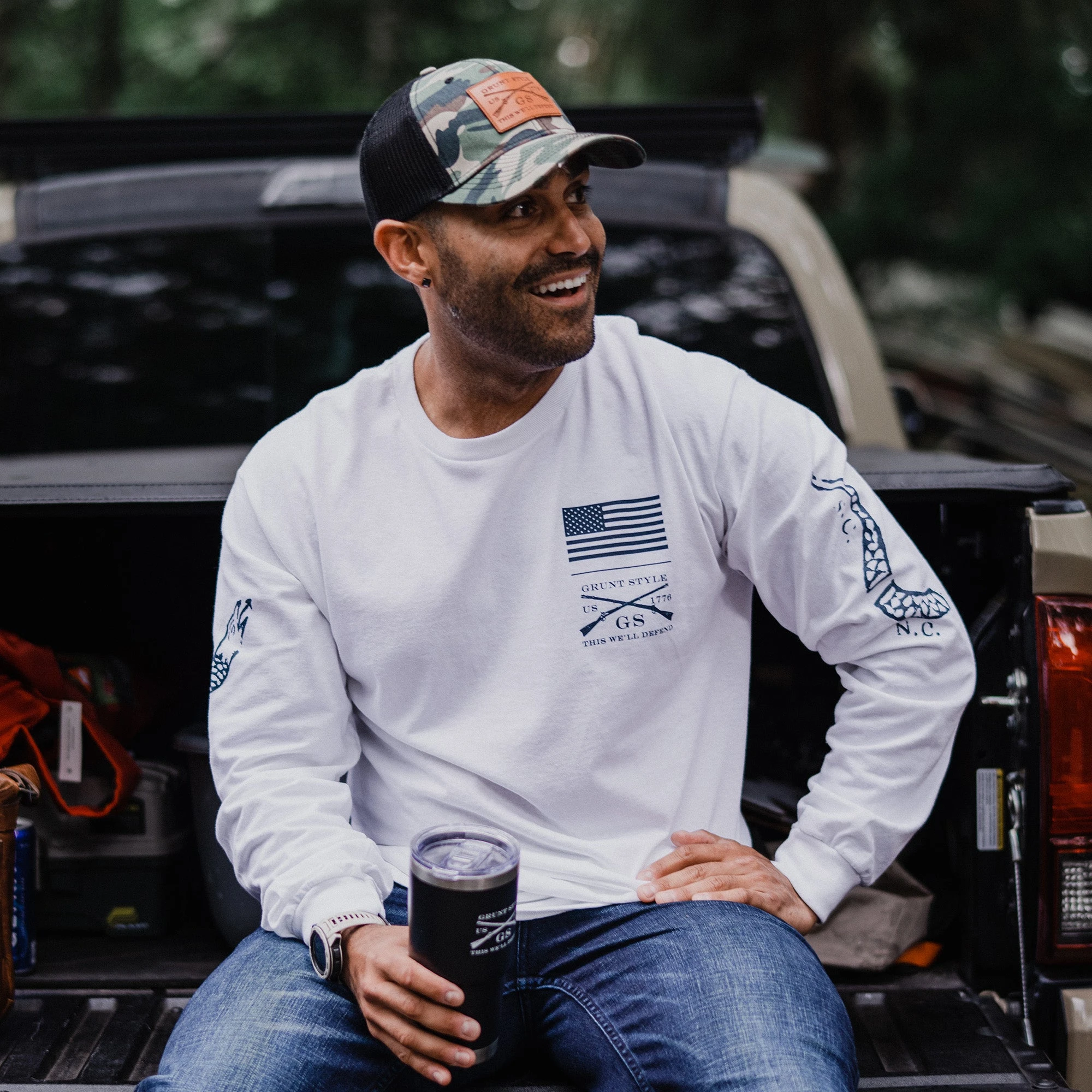 Join Or Die Long Sleeve - White 5 Join Or Die Long Sleeve - White - Image 3