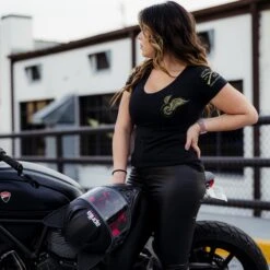 Women's Mischief And Mayhem V-Neck - Black -Daily Clothing Store BlankPoster 2000x2000 1 GS5778Women sMischiefandMayhemV Neck Black