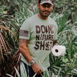 Doin' Nature Sh*t T-Shirt - Light Sage -Daily Clothing Store BlankPoster 2000x2000 2 GS5761Doin NatureSh t LightSage