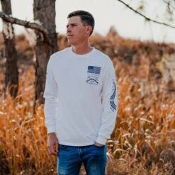 Join Or Die Long Sleeve - White 15 Join Or Die Long Sleeve - White -Daily Clothing Store BlankPoster 2000x2000 2 GS5803JoinorDieLS White