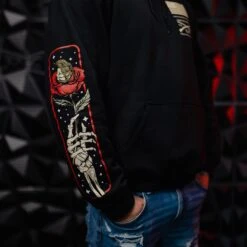 Death Rose Hoodie - Black -Daily Clothing Store BlankPoster 2000x2000 4 GS5798DeathRoseHoodie Black