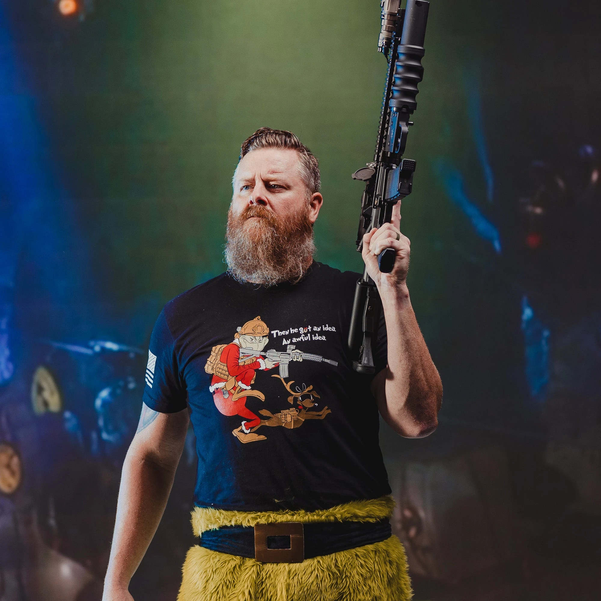 Operator Grinch T-Shirt - Black 7 Operator Grinch T-Shirt - Black - Image 5