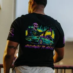 Highway To Hell T-Shirt - Black -Daily Clothing Store BlankPoster 2000x2000 7 GS5773HighwaytoHell Black