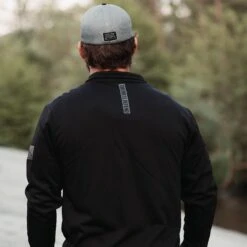 Men's Waffle Top Full-Zip Jacket - Black -Daily Clothing Store BlankPoster 2000x2000 8 GS5669WaffleTopFull ZipJacket Black