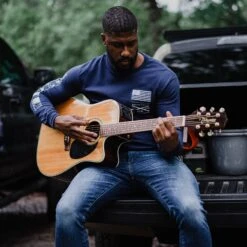 Ethos Long Sleeve - Navy -Daily Clothing Store BlankPoster 2000x2000 9 GS5781EthosLS Navy