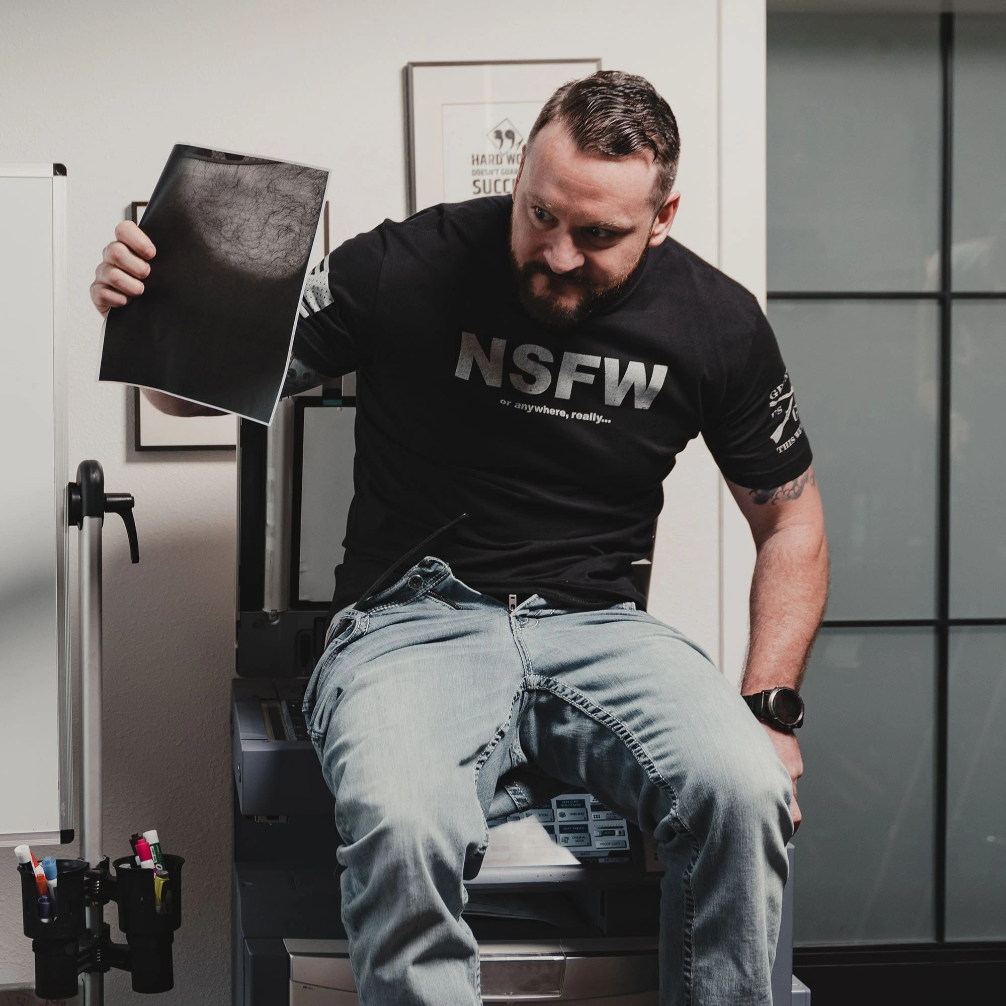 Not Safe For Work T-Shirt - Black 8 Not Safe For Work T-Shirt - Black - Image 6