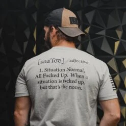 SNAFU T-Shirt - Heather Gray 16 SNAFU T-Shirt - Heather Gray -Daily Clothing Store BlankPoster 2000x2000 GS5356 SNAFU HeatherGray