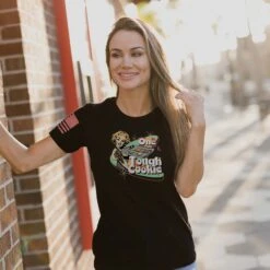 Women's One Tough Cookie T-Shirt - Black