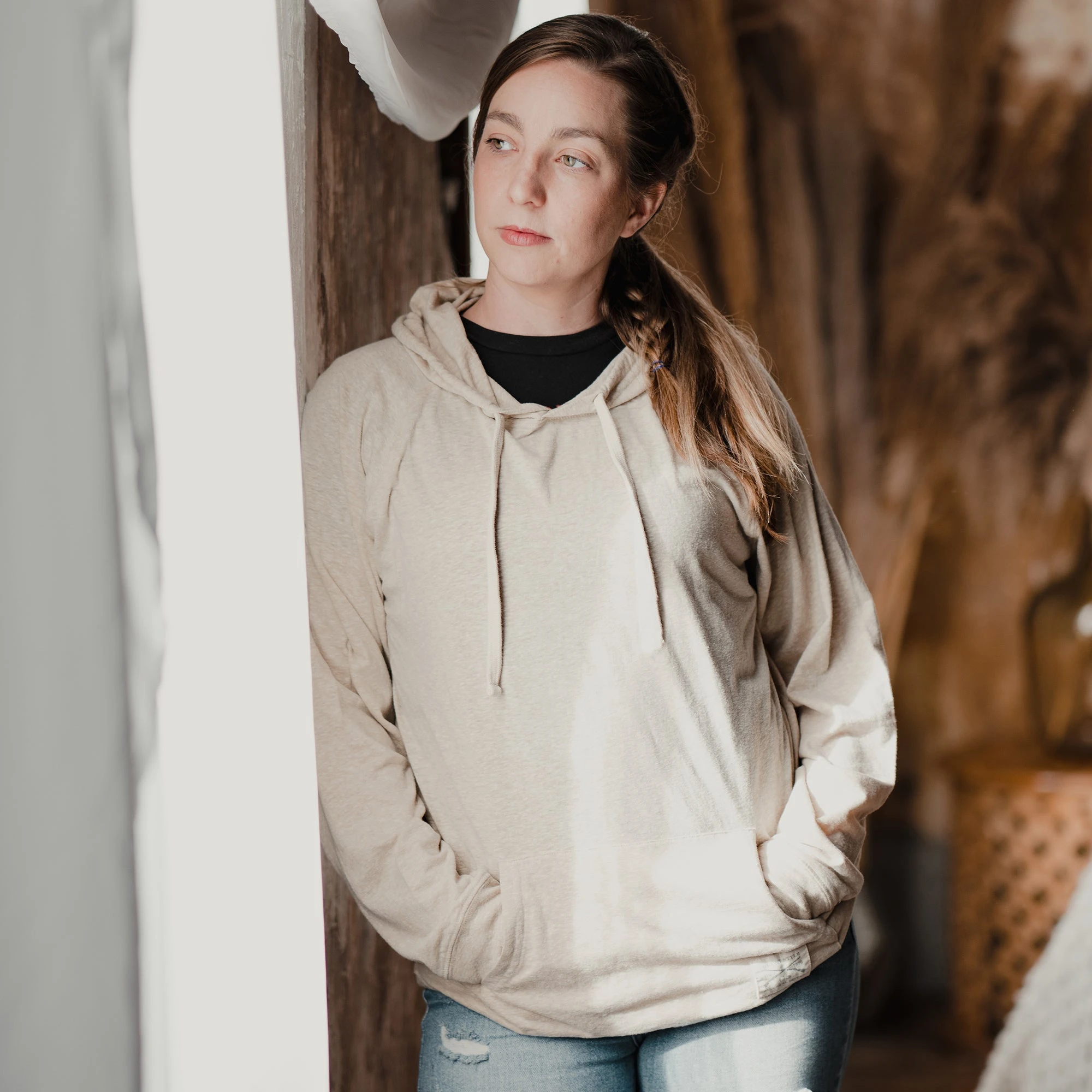 Hangover Hoodie - Heather Sand 3 Hangover Hoodie - Heather Sand