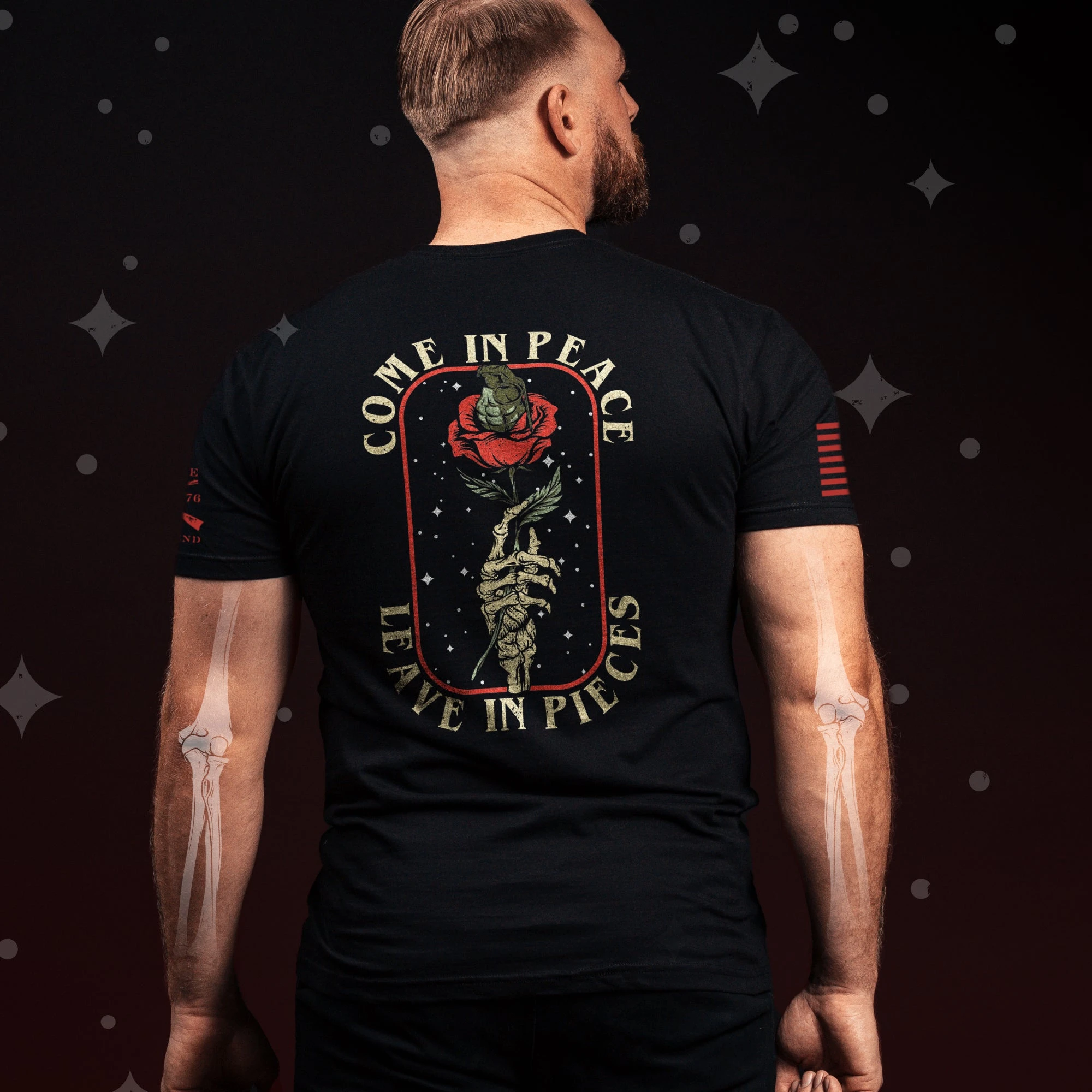 Death Rose T-Shirt - Black 5 Death Rose T-Shirt - Black - Image 3