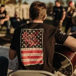 Grunt Style Stars & Bars T-Shirt - Black -Daily Clothing Store BlankPoster 2000x2000 GS5574 GruntStyleStars BarsMen sTee Black