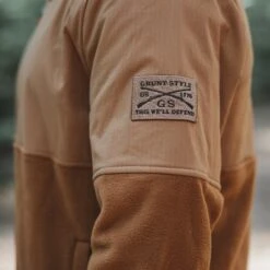 Men's Ripstop Hybrid Fleece Full-Zip Jacket - Coyote -Daily Clothing Store BlankPoster 2000x2000 GS5676RipstopHybridFleeceFull ZipJacket Coyote 2