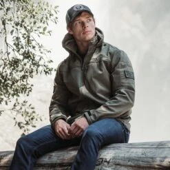 Men's Mission Ready Soft Shell Jacket - Military Green 10 Men's Mission Ready Soft Shell Jacket - Military Green -Daily Clothing Store BlankPoster 2000x2000 GS5680MissionReadySoftShellJacket MilGreen 7