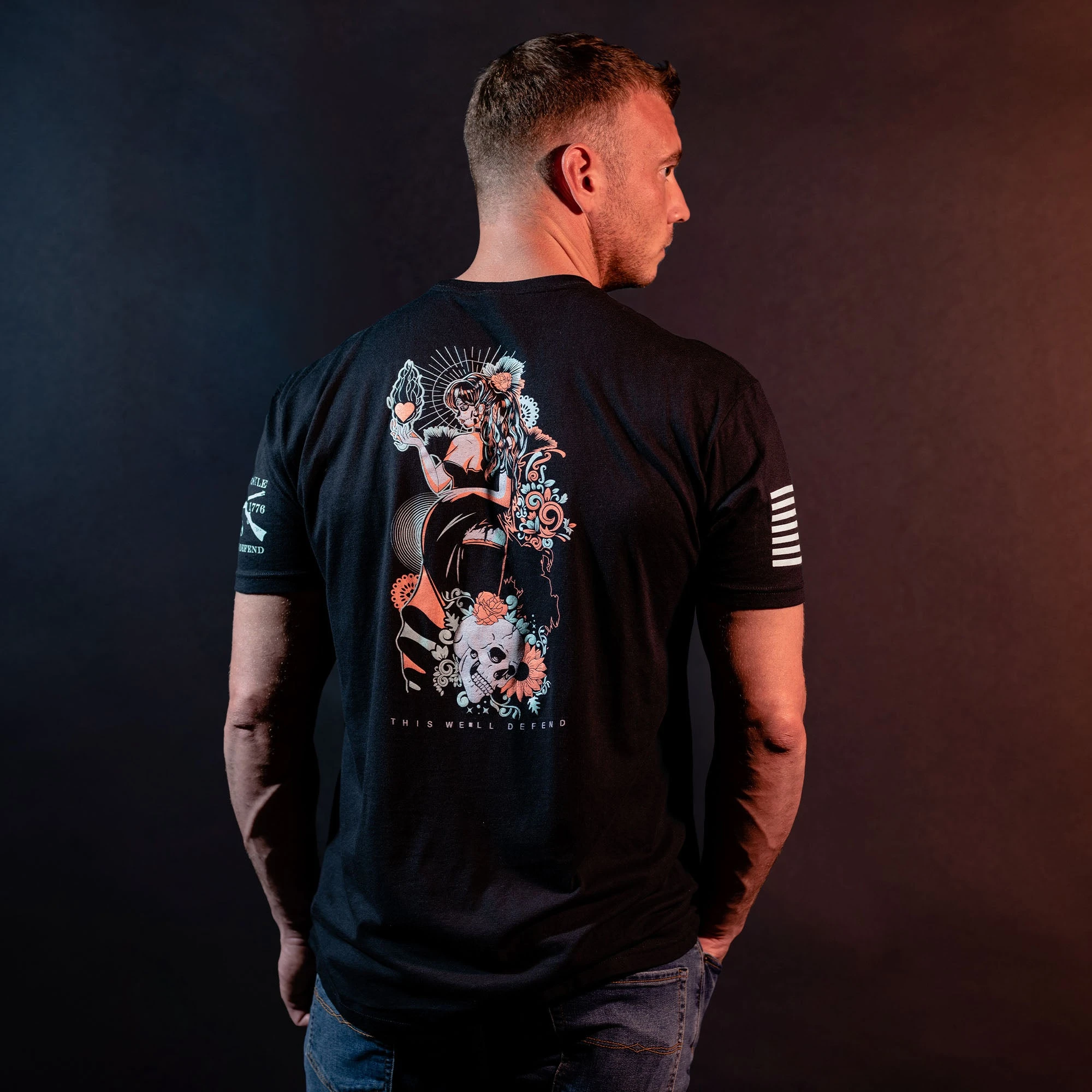 In Hearts We Live Forever T-Shirt - Black 4 In Hearts We Live Forever T-Shirt - Black - Image 2