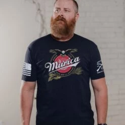 Murica Brewing T-Shirt - Midnight Navy -Daily Clothing Store BlankPoster 2000x2000 GS5739MuricaSince1776Men sTee MidnightNavy