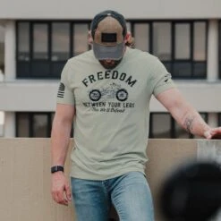 Freedom Between Your Legs T-Shirt - Light Sage -Daily Clothing Store BlankPoster 2000x2000 GS5774FreedomBetweenYourLegs LightSage 5