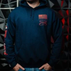 Freedom Dealer Hoodie - Navy -Daily Clothing Store BlankPoster 2000x2000 GS5797FreedomDealerHoodie Navy 4 1