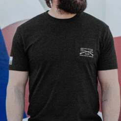 Join Or Die Pocket T-Shirt - Black Heather -Daily Clothing Store BlankPoster 2000x2000 GS5414 JoinOrDieBlackHeatherGSPocketTee