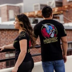 Mischief And Mayhem T-Shirt - Black -Daily Clothing Store BlankPoster 2000x2000 GS5777GS5778MischiefandMayhemPAIR