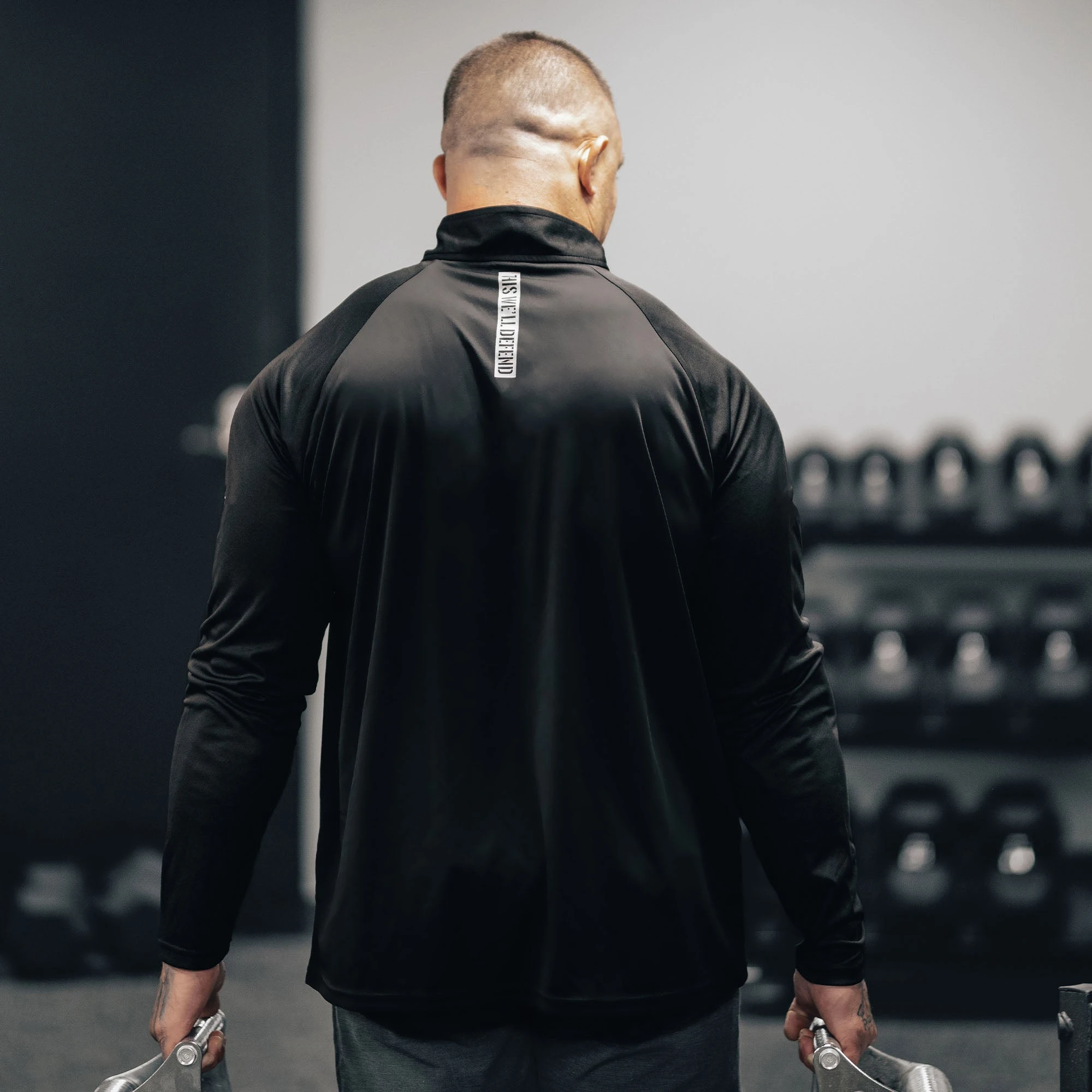 Men's 1/4 Zip - Black 6 Men's 1/4 Zip - Black - Image 4