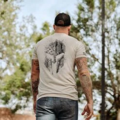 American Spartan Pocket T-Shirt - Sand -Daily Clothing Store BlankPoster 2000x2000 copy2 GS5413 AmericanSpartanPocketTee Sand
