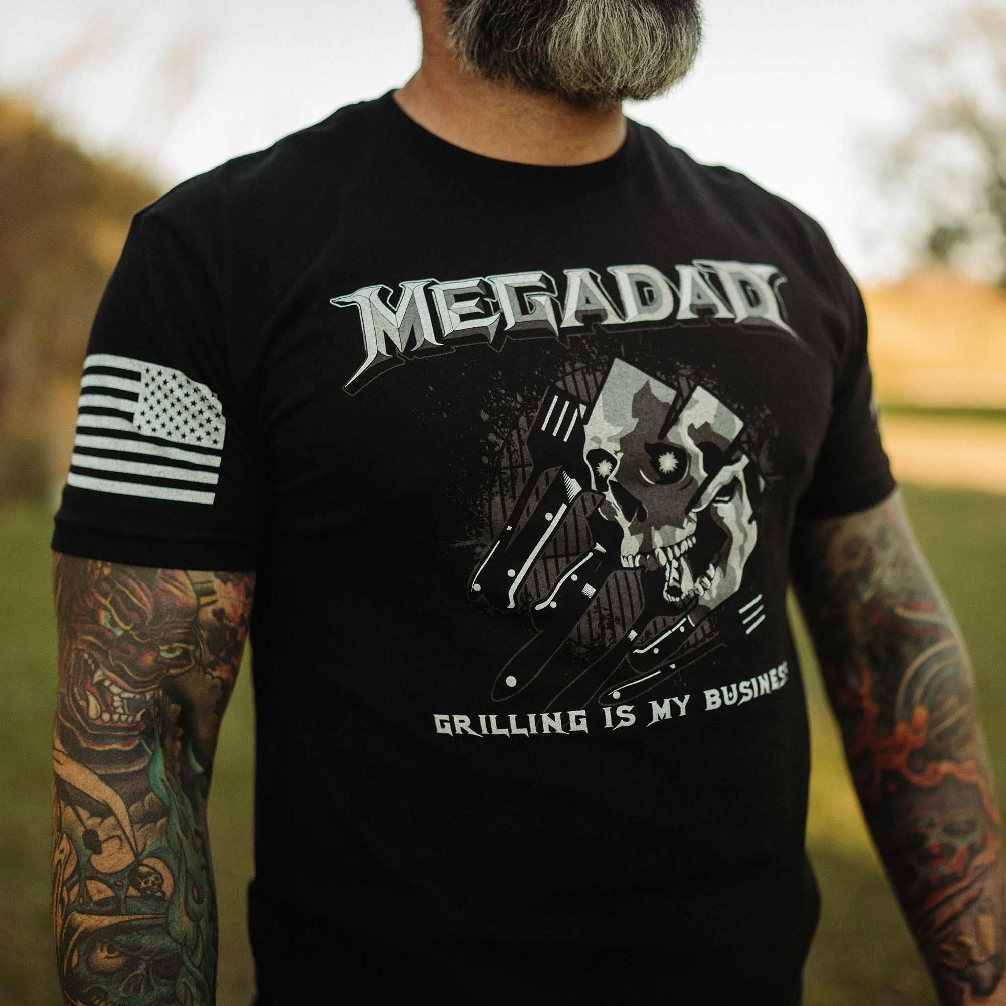MegaDad T-Shirt - Black 4 MegaDad T-Shirt - Black - Image 2