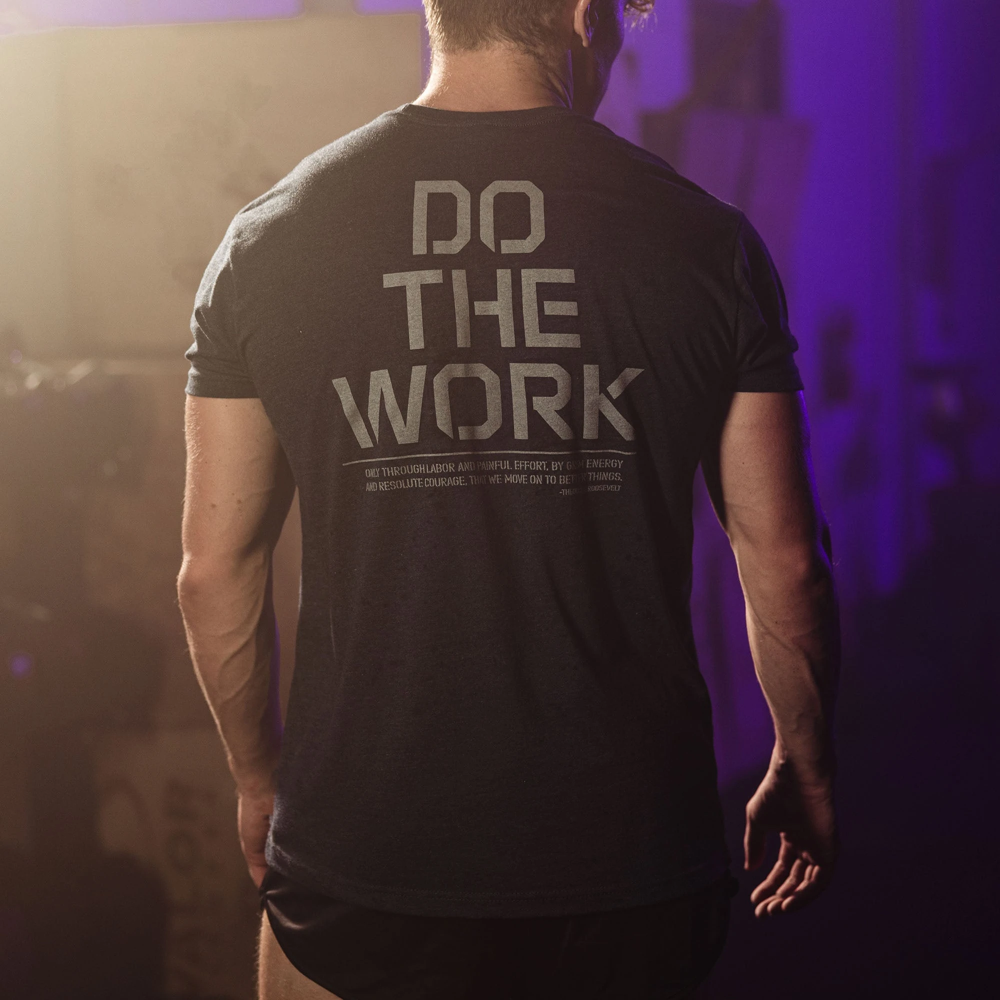 Do The Work T-Shirt - Midnight Navy 6 Do The Work T-Shirt - Midnight Navy - Image 4