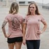 Women's Heart And Soul Of A Warrior T-Shirt - Desert Pink -Daily Clothing Store BlankPoster 2000x2000 copy4 GS5172 HeartandSoulofaWarrior DesertPink min