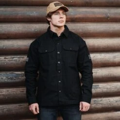 Men's Lightweight Field Shacket - Black 11 Men's Lightweight Field Shacket - Black -Daily Clothing Store BlankPoster 2000x2000 copy6 2GS5677LightweightFieldShacket Black