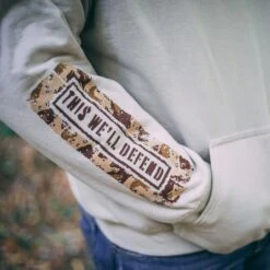 This We'll Defend Sleeve Hoodie - Desert Camo -Daily Clothing Store BlankPoster 2000x2000 copy7 GS5194 ThisWe llDefendSleeveDesertCamoHoodie