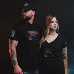 Women's Second Amendment Pistol V-Neck - Black -Daily Clothing Store BlankPoster 2000x2000 copy7GS5013GS5014 SecondAmendmentPistol min